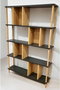 Hanah Home Peka-0045 Antracita y Roble